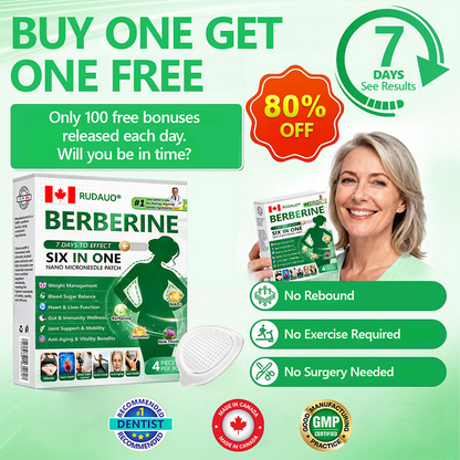 𝐂𝐀 𝐃𝐨𝐜𝐭𝐨𝐫 𝐑𝐞𝐜𝐨𝐦𝐦𝐞𝐧𝐝𝐞𝐝| 𝐑𝐔𝐃𝑨𝑼𝑶® 𝑩𝒆𝒓𝑏𝘦𝘳𝑖𝗇𝒆 𝟔-𝗶𝙣-𝟏 𝑁𝑎𝑛𝑜 𝘔𝘪𝘤𝘳𝘰𝘯𝘦𝘦𝘥𝘭𝘦 𝖯𝚊𝗍𝖼𝗁 |𝘉𝘢𝘤𝘬𝘦𝘥 𝘣𝘺 𝘴𝘤𝘪𝘦𝘯𝘤𝘦 | 𝟨-𝗂𝗇-𝟣 𝖿𝗈𝗋𝗆𝗎𝗅𝖺 | 𝑅𝑒𝑠𝑢𝑙𝑡𝑠 𝑖𝑛 7 𝑑𝑎𝑦𝑠
