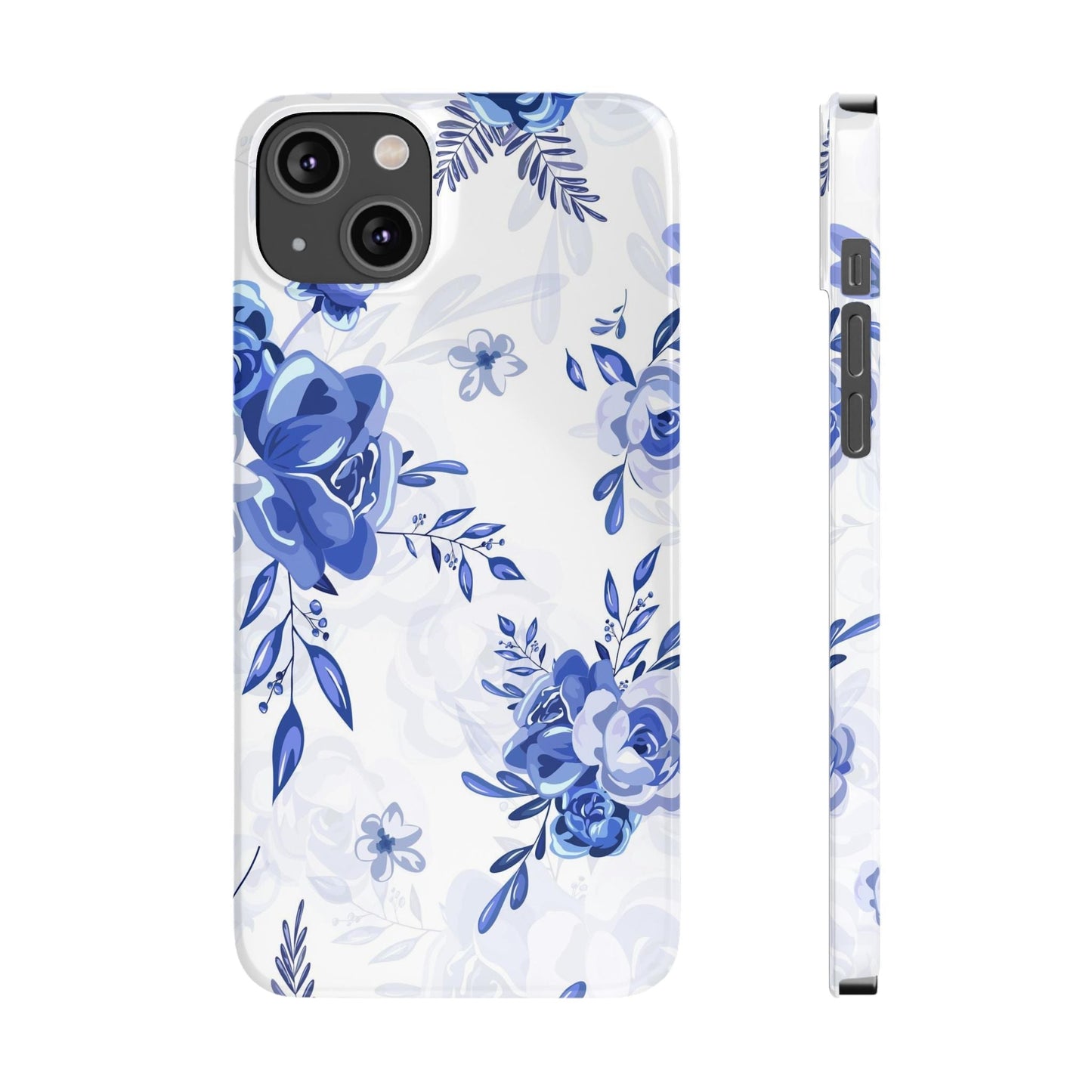 French Blue and White Toille, Slim Phone Cases, Case-Mate IPHONE16 and all sizes
