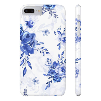French Blue and White Toille, Slim Phone Cases, Case-Mate IPHONE16 and all sizes